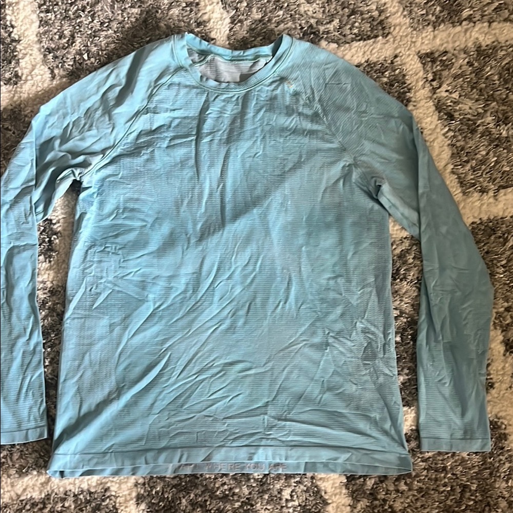 Lululemon Light Blue Long Sleeve Shirt